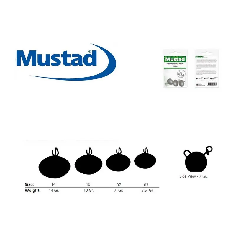PLOMB FOOTBALL FTFW MUSTAD PAR 3 Top Vente