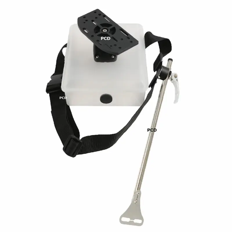 Support De Sonde Basculant Et Inclinable Pike‘n Bass Pour Float Tube Authentique