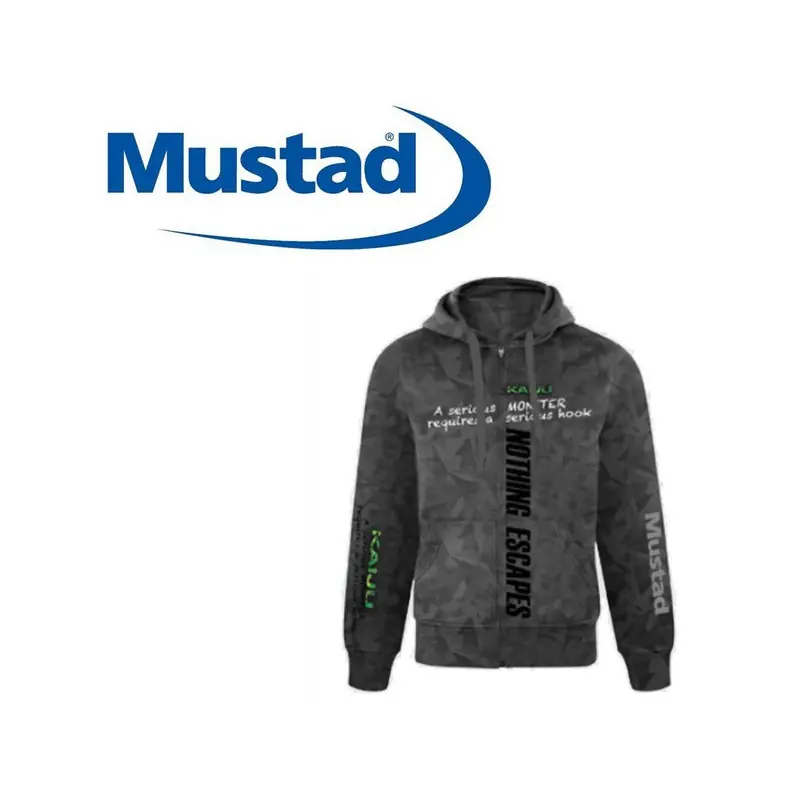 SWEAT SHIRT MUSTAD A CAPUCHE Haute Qualité