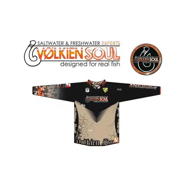 Commande En Gros JERSEY ANTI-UV VOLKIEN SOUL MANCHES LONGUES CAMO ORANGE