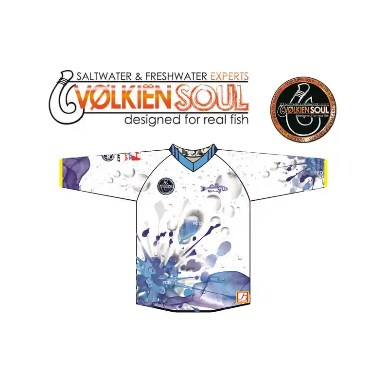JERSEY ANTI-UV VOLKIEN SOUL LABRAX MANCHES 3/4 Solde