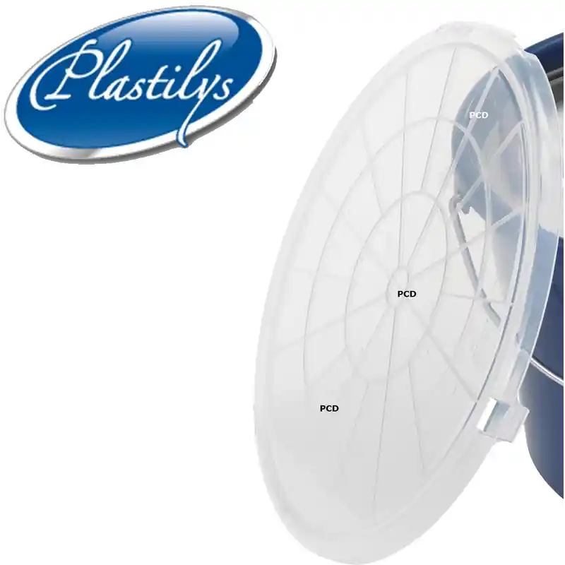 Acheter En Ligne Couvercle Plastilys Transparent Pour Seau Rond 18 Litres