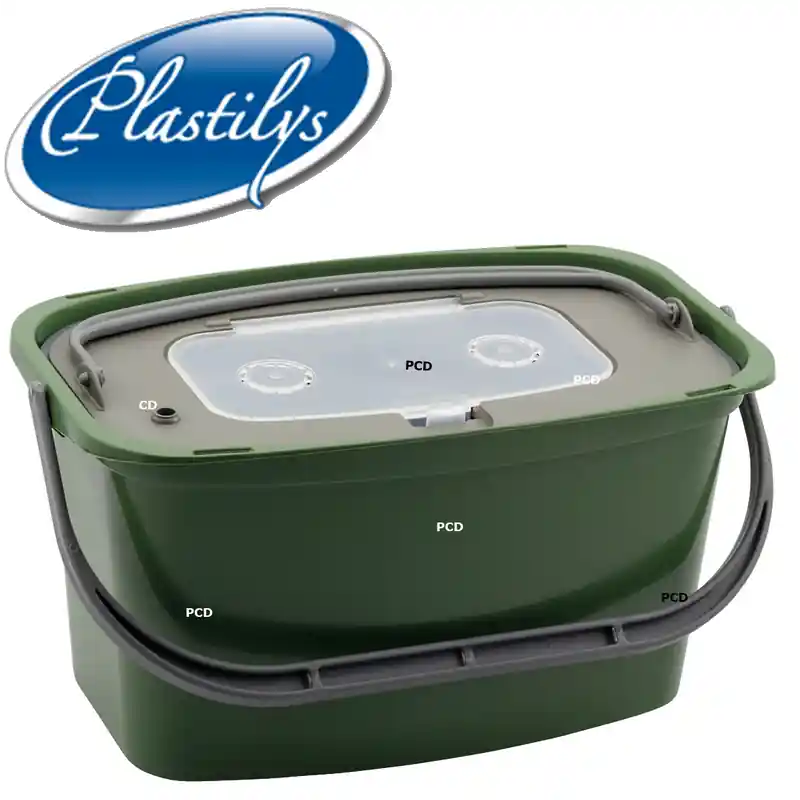Meilleur Prix SEAU A VIFS PLASTILYS SERIE GREEN 7L