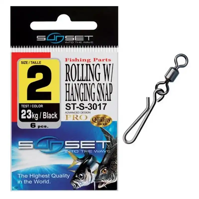 Emerillon Sunset Rolling W/ Hanging Snap ST-S-3017 Meilleur Prix