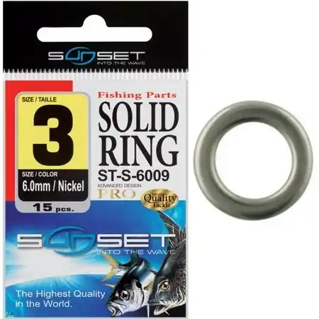 Anneaux Sunset Solid Ring ST-S-6009 6mm Prix Choc