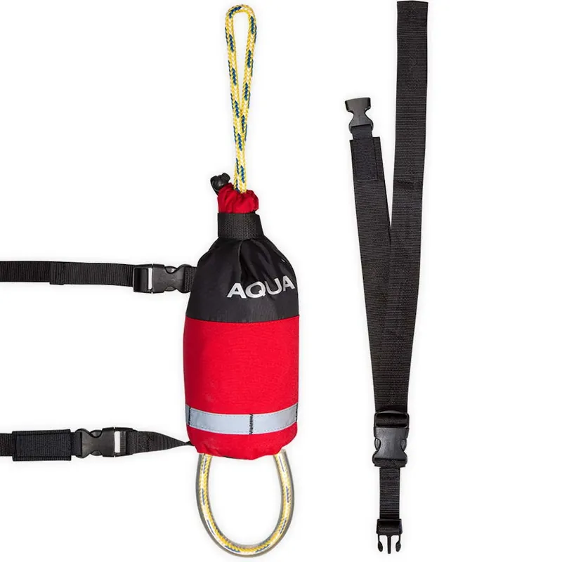 Prix Promo Corde de sécurité Aqua Design Throwbag avec ceinture Rouge 20 mètres