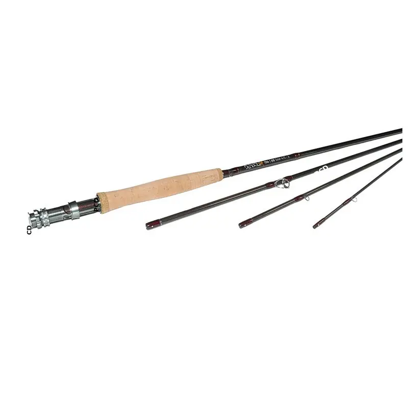 Satisfait Ou Remboursé Canne Mouche Devaux T54 9 Pieds Soie 4/5 4 Brins