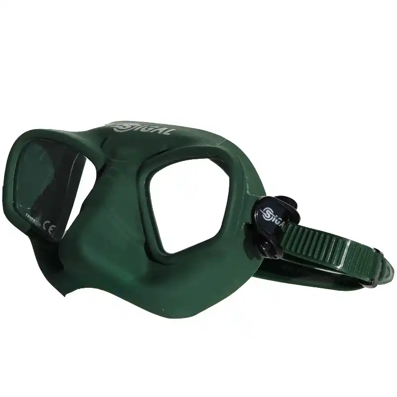 Masque de chasse sous marine en apnée Sigalsub Sauron Green Expédié Aujourd&rsquo;hui