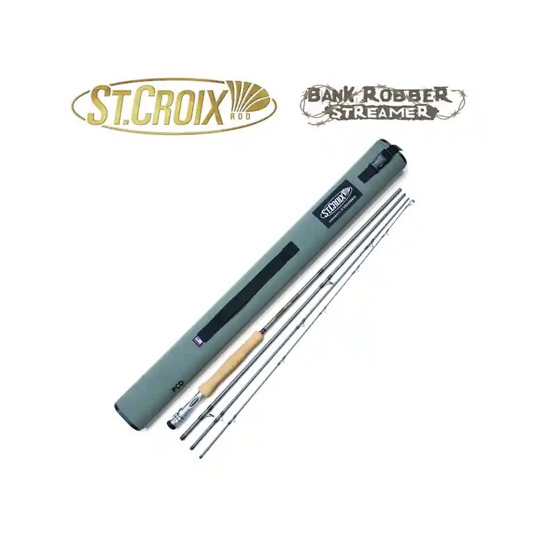 Promotion Saisonnière CANNE MOUCHE ST CROIX LEGEND BANK ROBBER 9 PIEDS SOIE 5 4 BRINS - 115G