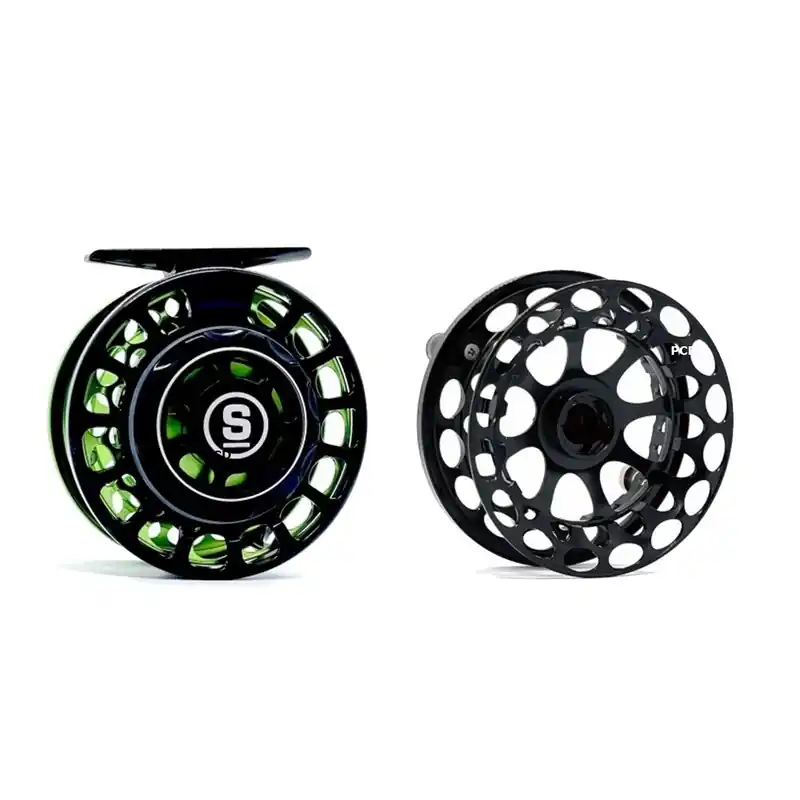 Réduction Pack Moulinet Mouche Sempé Crid Black-Green 35 Et Bobine Supplémentaire