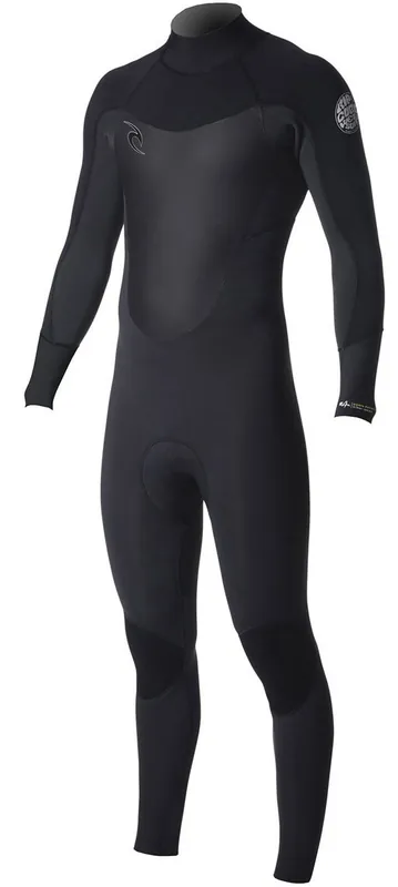 Combinaison homme Rip Curl Dawn patrol 4/3 Back zip – Black – LT Prix Choc