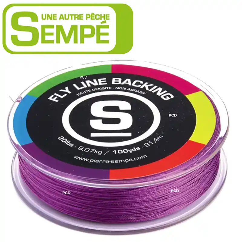 BACKING SEMPE BACKING LINE 20LBS 100YDS VIOLET Solde