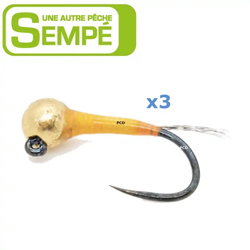MOUCHE SEMPE PERDIGONE BILLE TUNGSTENE AO PAR 3 Usine Directe