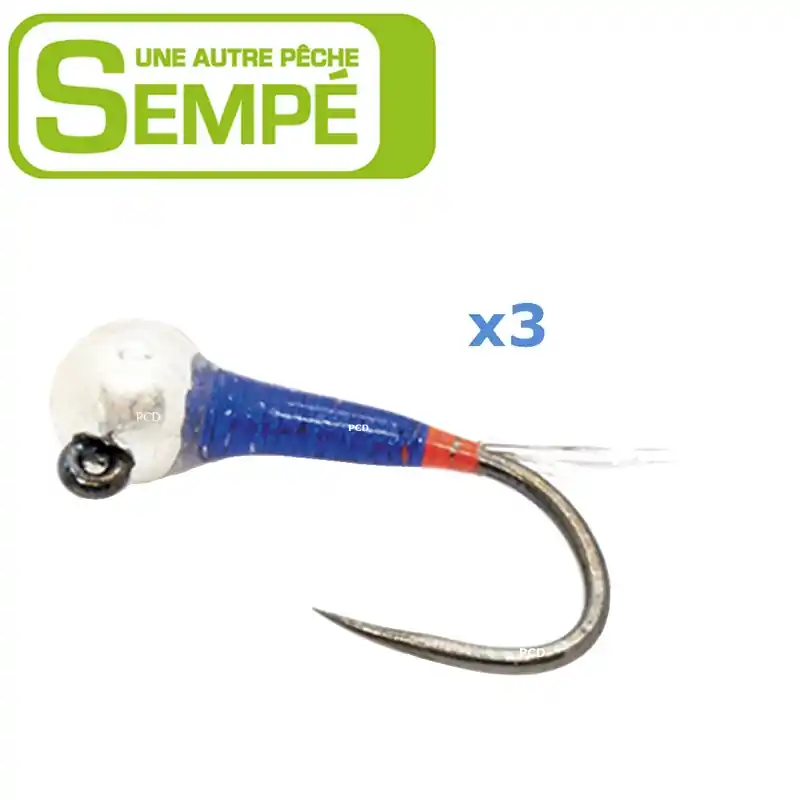 Jusqu'à Épuisement Des Stocks MOUCHE SEMPE PERDIGONE BILLE TUNGSTENE BA PAR 3