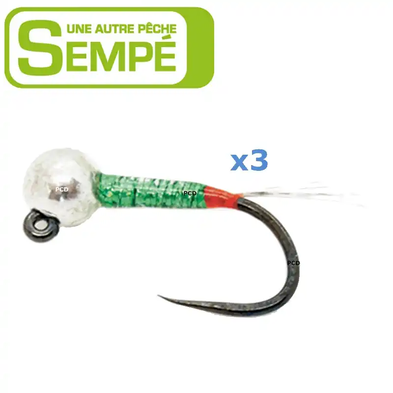 Retour Gratuit MOUCHE SEMPE PERDIGONE BILLE TUNGSTENE GA PAR 3