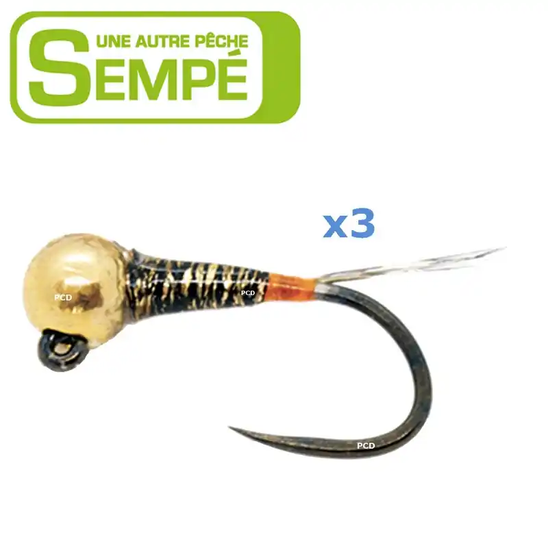 Promotion MOUCHE SEMPE PERDIGONE BILLE TUNGSTENE OO PAR 3