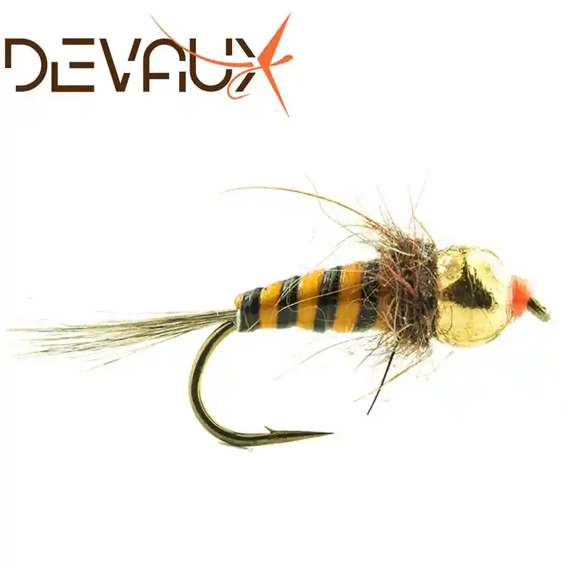 Mouche Devaux Nymphe Bille Tungstène JBNT04 H10 Et H12 Authentique