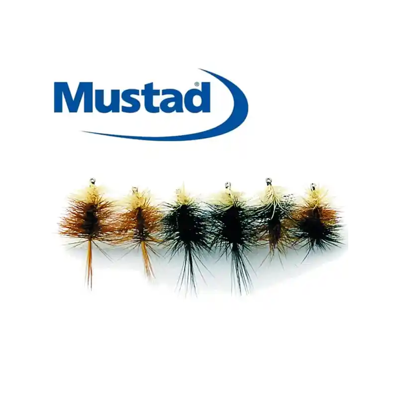Kit 6 Mouches Mustad Bivisibles SZ N°11 Marque