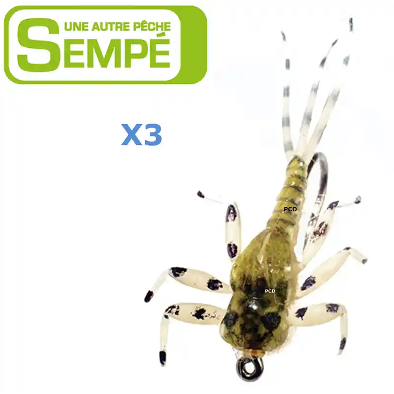 MOUCHE SEMPE NYMPHE DE MAI OLIVE NON LESTEE H14 PAR 3 Prix Bas