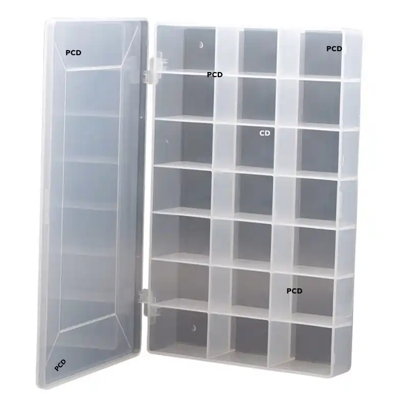 Petit Prix Boite Devaux Mouches Billes Hameçons 21 Cases