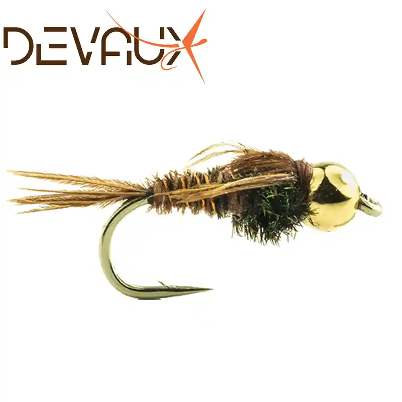 MOUCHE DEVAUX NYMPHE AVEC BILLE LAITON PT03 PAR 3 Affaire À Saisir