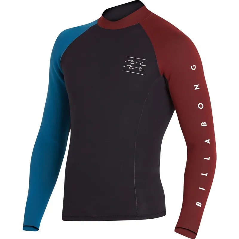 Marque Top néoprène Billabong Homme Révolution 2mm – Blue/Red/Black – XL