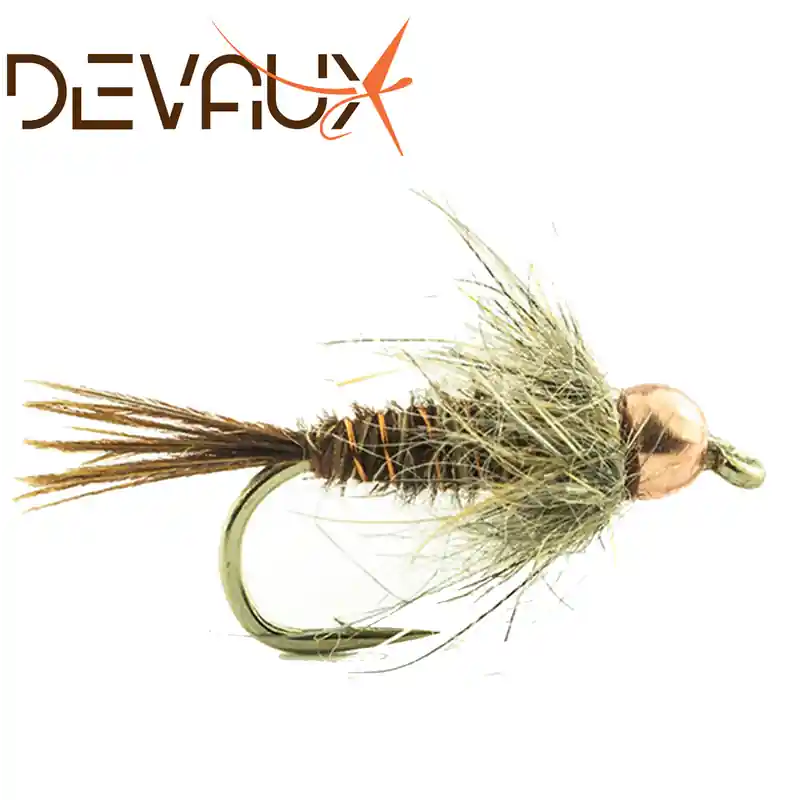 Meilleure Vente MOUCHE DEVAUX NYMPHE AVEC BILLE LAITON PT04 PAR 3