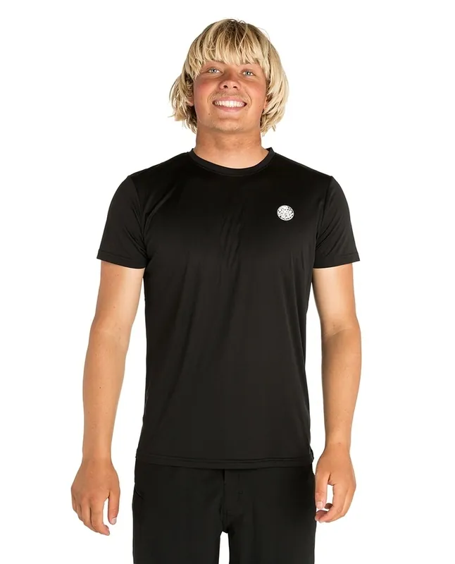 Meilleure Vente T-Shirt Homme Rip Curl Surflite – Noir