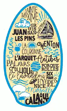 Skimboard bois Skim One Méditerranée 41 Acheter En Ligne