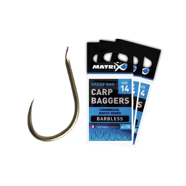 Retour Gratuit HAMECON A PALETTE SANS ARDILLON « CARP BAGGERS » – MATRIX