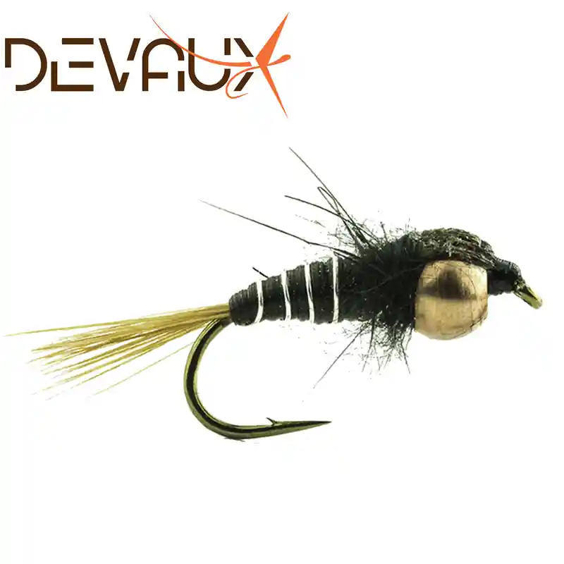 MOUCHE DEVAUX NYMPHE AVEC BILLE LAITON JBNB04 PAR 3 Expédition Rapide