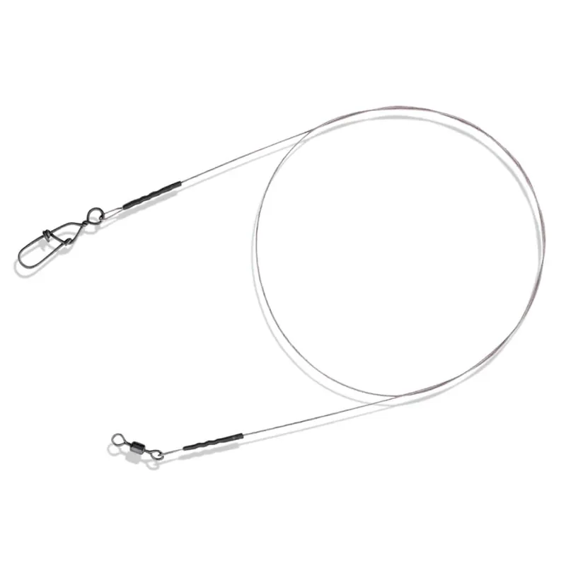 Offre Spéciale SPRO Matte Black Leader 7×7 Wire