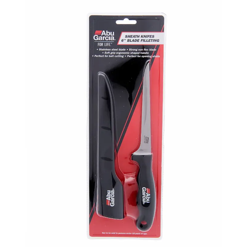 Abu Garcia Sheath Filleting Knife 6‘‘ / Couteau à fileter Commander Vite