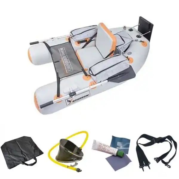 Float tube Sparrow Expédition gris/orange Meilleure Vente
