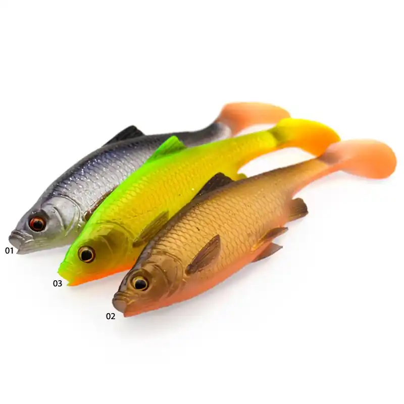 Vente Directe Leurre Savage Gear 3D LB Roach Paddle Tail 12,5 cm
