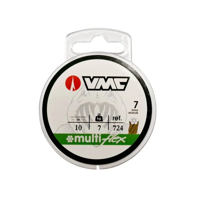 VMC Multiflex 1×7 Bas de ligne acier / 10 m Meilleure Vente
