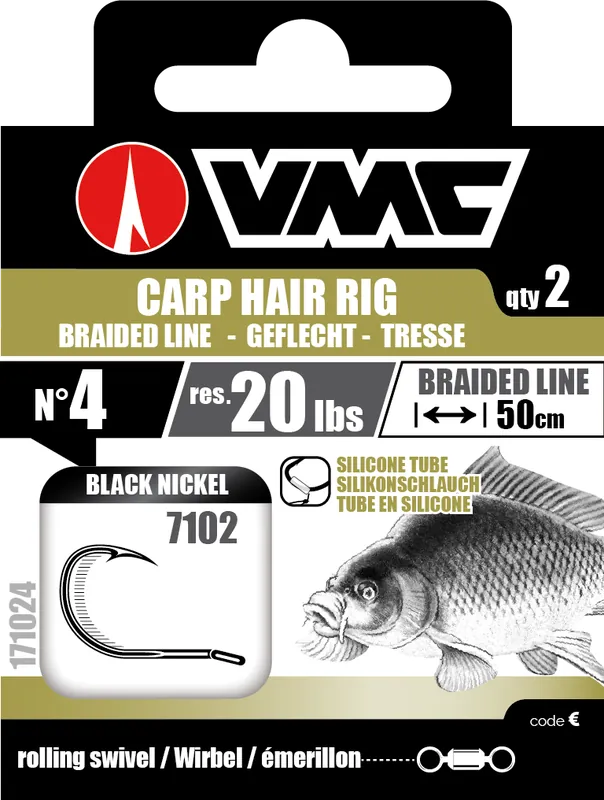 Populaire Hameçons montés Vmc Carp Hair Rig – n°2