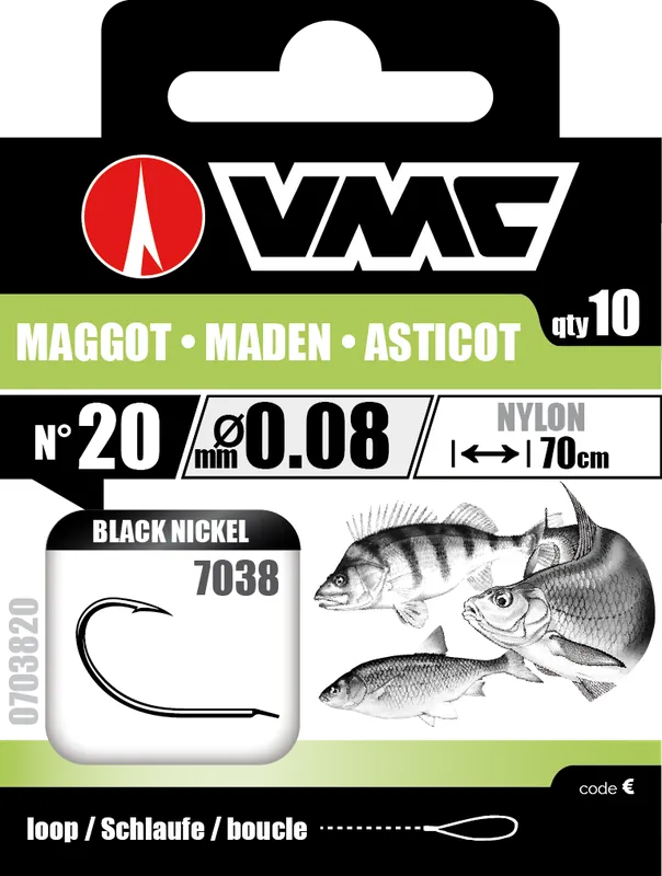 Vente Flash Hameçons montés Vmc 7038 Maggot/Asticot – n°16 sur 10/100