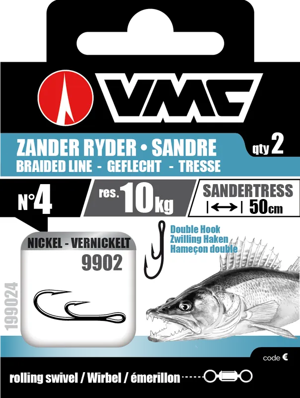 Hameçons montés Double Vmc 9902 Spécial Sandre Rolling – n°1/0 Acheter Direct