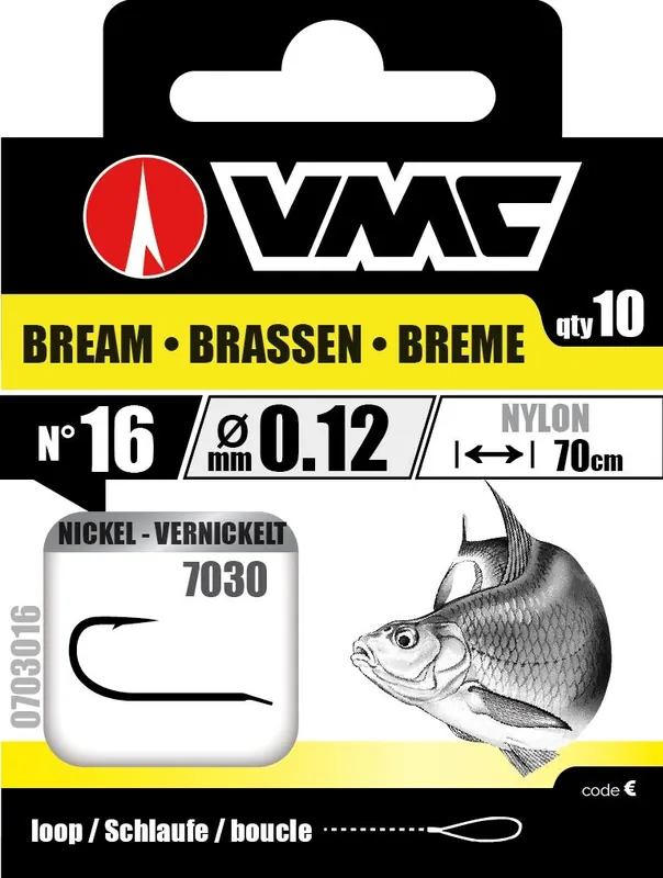 Dernier Modèle Hameçons montés Vmc 7030 Spécial Brème – n°12 sur 14/100