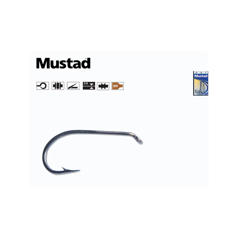HAMECONS MUSTAD SPORT CLASSIC MOUCHE 539-E PAR 25 Prix Choc