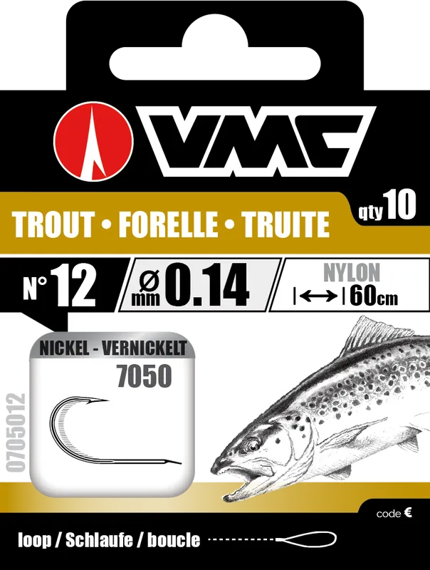 Hameçons montés Vmc 7050 Spécial Truite – n°8 sur 18/100 Prix Bas