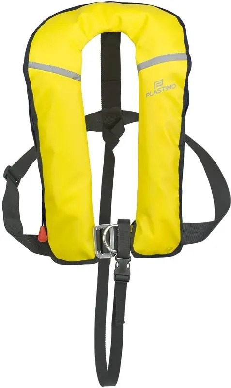 Quantité Limitée Gilet gonflable Plastimo Pilot Pro 180N automatique jaune + harnais
