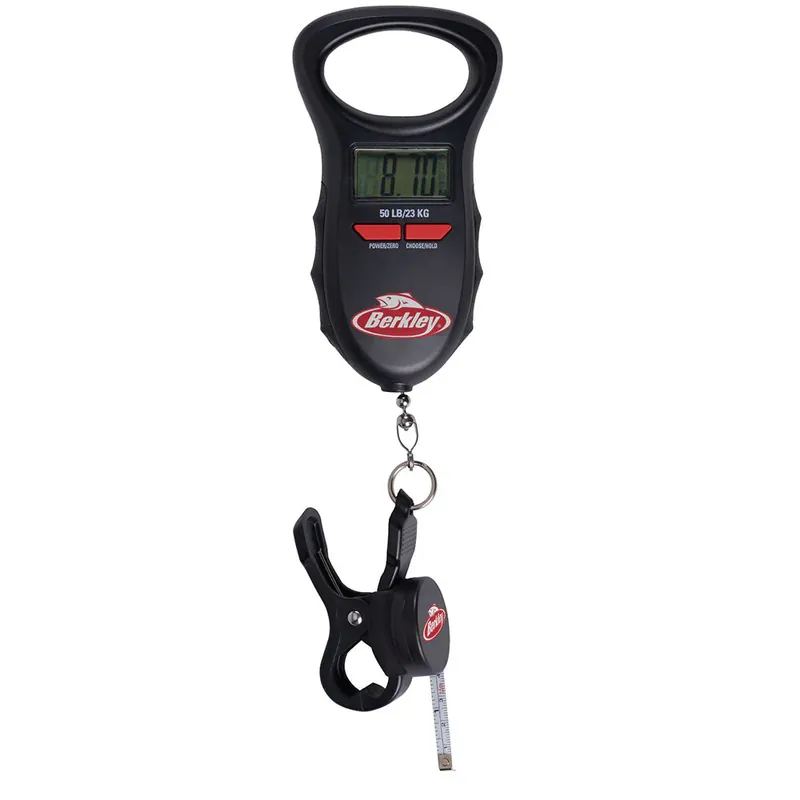 Berkley Digital Fish Scale 50 lb with Tape Measure (1,20 m) Authentique