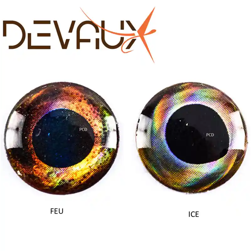 YEUX DEVAUX 3D LIVE 10MM Prix Cassé
