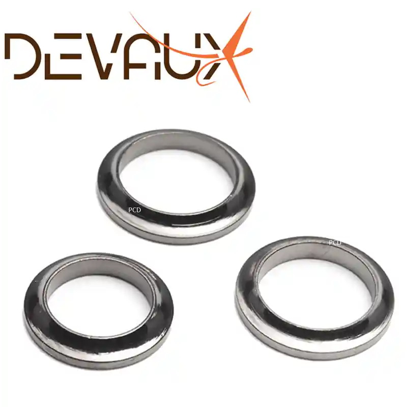 Satisfait Ou Remboursé ENJOLIVEUR DEVAUX METALLIQUE PLAT NOIR 9MM