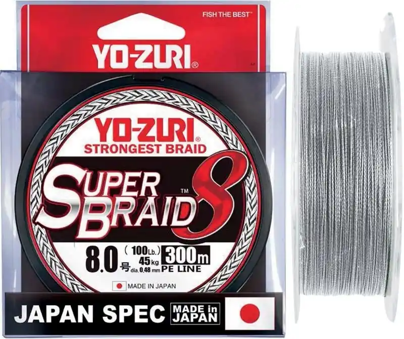 Tresse Yo-zuri Super Braid Argent 150m Satisfait Ou Remboursé