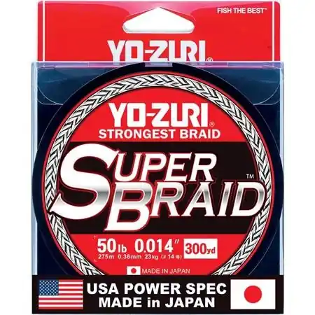 Livraison Express Tresse Yo-zuri Super Braid Verte 135 m