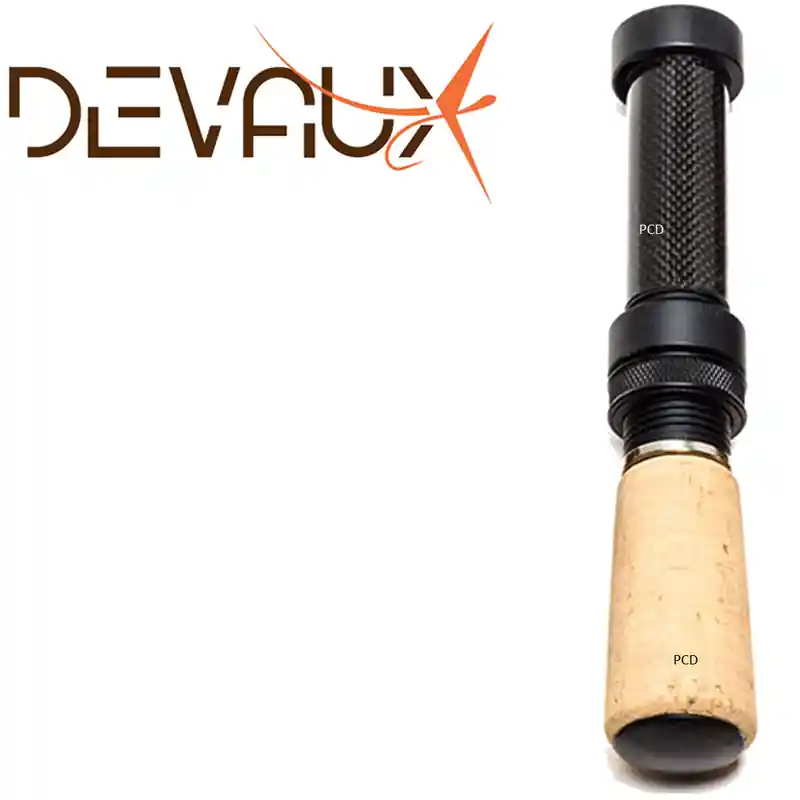 Vente Flash PORTE MOULINET DEVAUX CARBONE TISSE PC 14.1MM