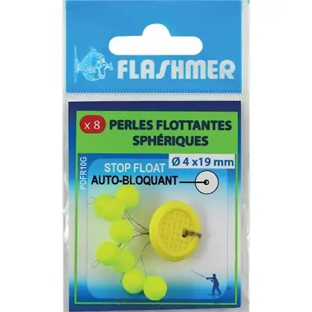 Perles Flottantes Flashmer Ronde – 10mm Fluo rose Meilleure Vente